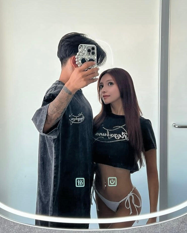 RGL rhinestone MINI T-shirt
