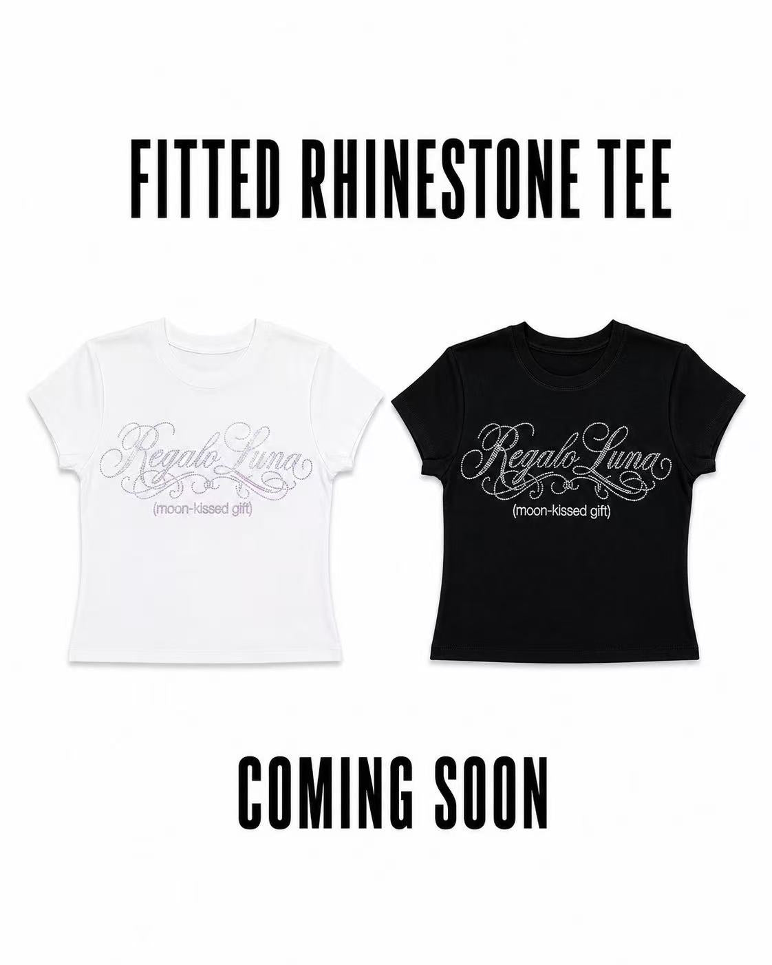FITTED RHINESTONE TEE