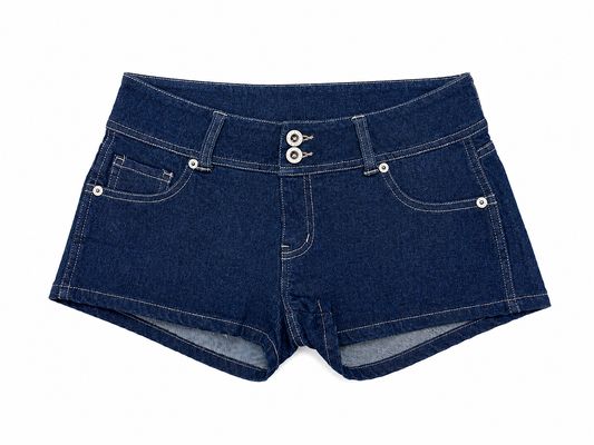 オリジナルディティールデニムショートパンツ POPUP EC