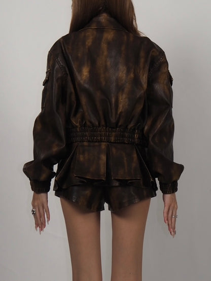 PU Leather Riders jacket