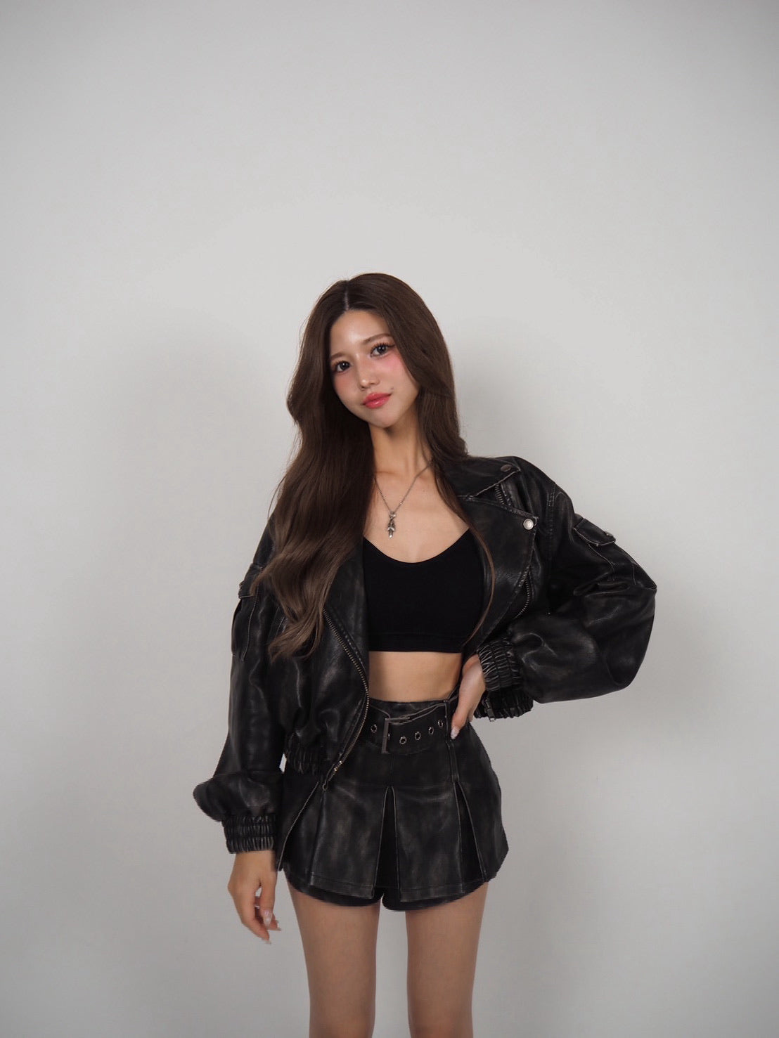 PU Leather Riders jacket