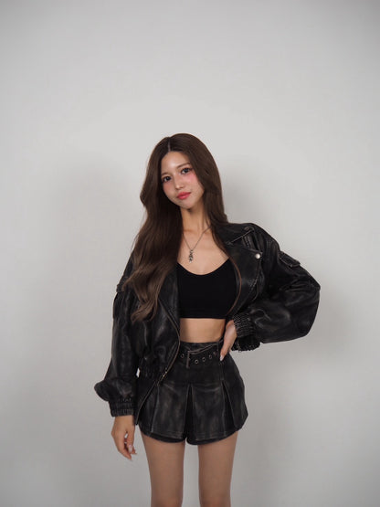 PU Leather Riders jacket