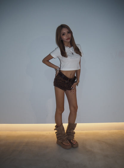 RGL rhinestone MINI T-shirt