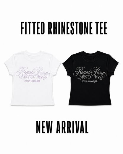 7/29 Resale start　FITTED RHINESTONE TEE